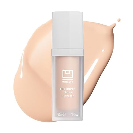 U Beauty The Super Tinted Hydrator Hyaluronic Acid Moisturizing Cream - Mega-Dose Skin Hydrator for Supple, Smooth, and Softer-Looking Skin For Up To 48 Hours - Shade 1-1.0 oz
