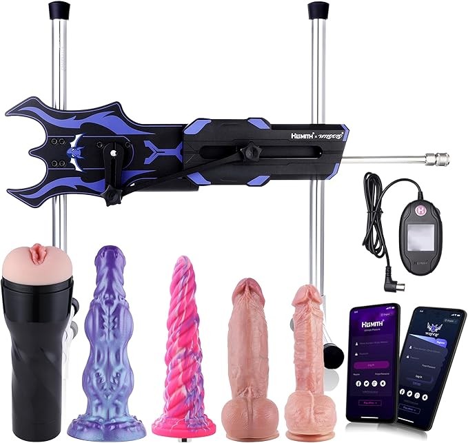 Hismith 100 Watt Premium Sex Machine, APP Controlled Sex Machine with KlicLok System, Adult Love Machine